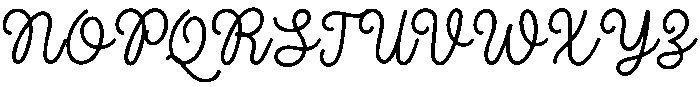 Nebraska Bridge Regular otf (400) Font UPPERCASE