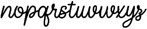 Nebraska Bridge Regular otf (400) Font LOWERCASE