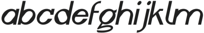 Nebulla Italic otf (400) Font LOWERCASE