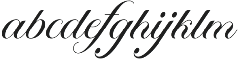 NebullaScript-Regular otf (400) Font LOWERCASE