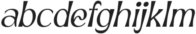 Neckyn Italic otf (400) Font LOWERCASE