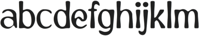 NeckynBlur-Regular otf (400) Font LOWERCASE