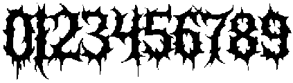Necrotic Chasm otf (400) Font OTHER CHARS