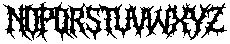 Necrotic Chasm otf (400) Font LOWERCASE