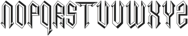 Necrotic Eight otf (400) Font UPPERCASE