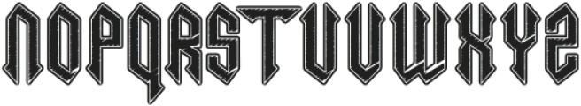 Necrotic Five otf (400) Font UPPERCASE