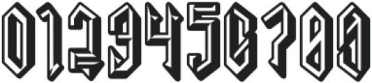 Necrotic Nine otf (400) Font OTHER CHARS