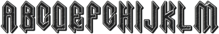 Necrotic Six otf (400) Font UPPERCASE