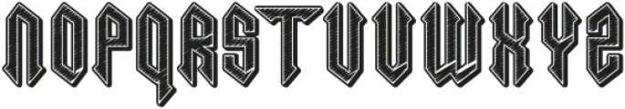 Necrotic Six otf (400) Font UPPERCASE