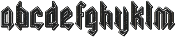 Necrotic Six otf (400) Font LOWERCASE