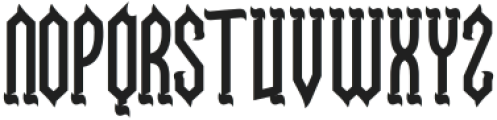 Necrovoid Four otf (400) Font UPPERCASE