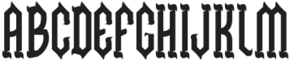 Necrovoid Four otf (400) Font LOWERCASE