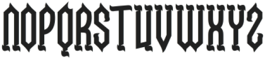 Necrovoid Four otf (400) Font LOWERCASE