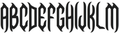 Necrovoid One otf (400) Font UPPERCASE