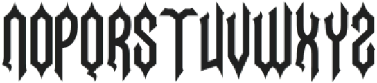 Necrovoid Regular otf (400) Font LOWERCASE