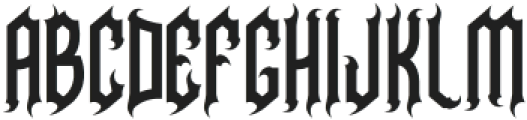 Necrovoid Three otf (400) Font LOWERCASE