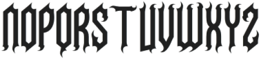 Necrovoid Three otf (400) Font LOWERCASE