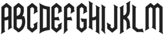 Necrovoid Two otf (400) Font LOWERCASE