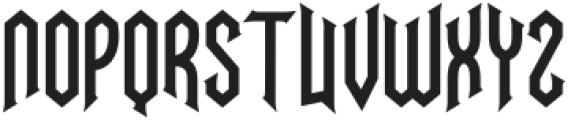 Necrovoid Two otf (400) Font LOWERCASE