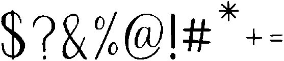 Nectar Regular otf (400) Font OTHER CHARS