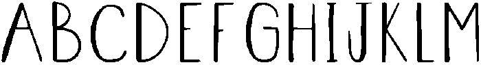 Nectar Regular otf (400) Font UPPERCASE