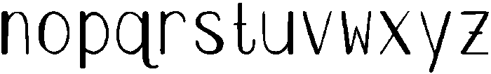 Nectar Regular otf (400) Font LOWERCASE