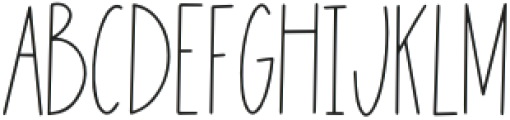 Nectarines Regular otf (400) Font LOWERCASE