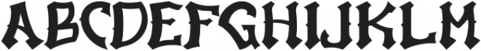 Nectura-Regular otf (400) Font UPPERCASE