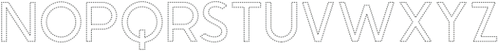 Needle and Thread Font - Stitches otf (400) Font UPPERCASE