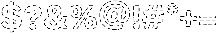 Needleline Light otf (300) Font OTHER CHARS