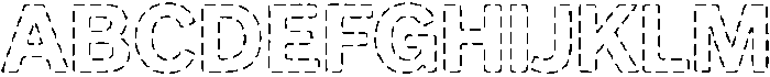 Needleline Light otf (300) Font UPPERCASE
