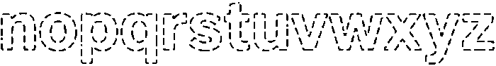 Needleline Regular otf (400) Font LOWERCASE