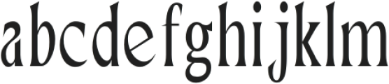 Neela Light Condensed otf (300) Font LOWERCASE