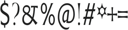 Neela Thin Condensed otf (100) Font OTHER CHARS