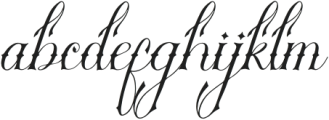 Nefaryth otf (400) Font LOWERCASE