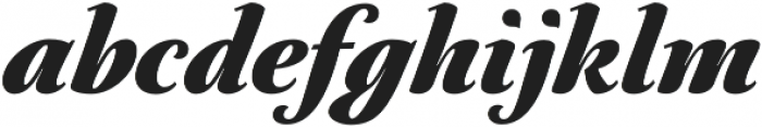 Neftali Pro ExtraBold Italic otf (700) Font LOWERCASE