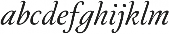 Neftali Pro Thin Italic otf (100) Font LOWERCASE