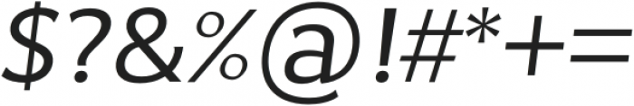 Negara Serif Extra Light Italic otf (200) Font OTHER CHARS