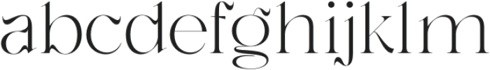 Negaroa Regular otf (400) Font LOWERCASE