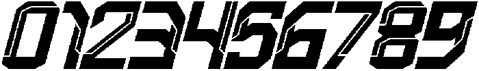 Negative Radiation Medium Italic otf (500) Font OTHER CHARS