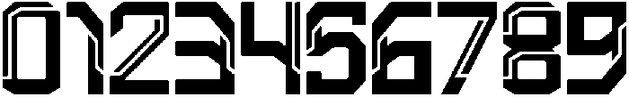Negative Radiation Regular otf (400) Font OTHER CHARS