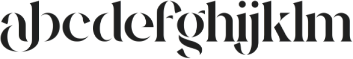 Negita otf (400) Font LOWERCASE