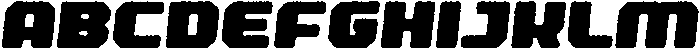 Neisson Circular Eroded Italic otf (400) Font UPPERCASE