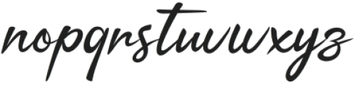 Neizon Script Regular otf (400) Font LOWERCASE