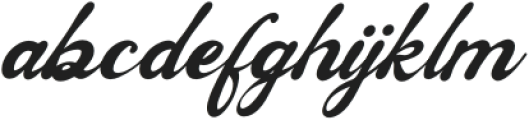 Nelistia Dellasty Italic otf (400) Font LOWERCASE