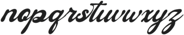 Nelistia Dellasty Italic otf (400) Font LOWERCASE