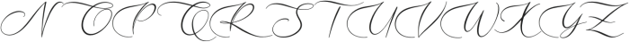 Nellysia Sorettein otf (400) Font UPPERCASE