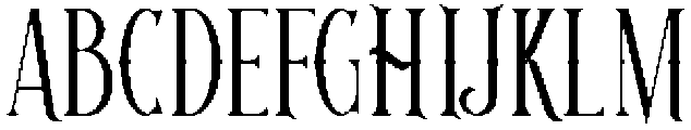 Nemesis Regular otf (400) Font UPPERCASE