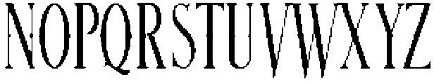 Nemesis Regular otf (400) Font LOWERCASE