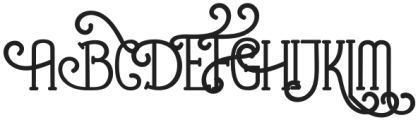 Nemo Hunter otf (400) Font UPPERCASE